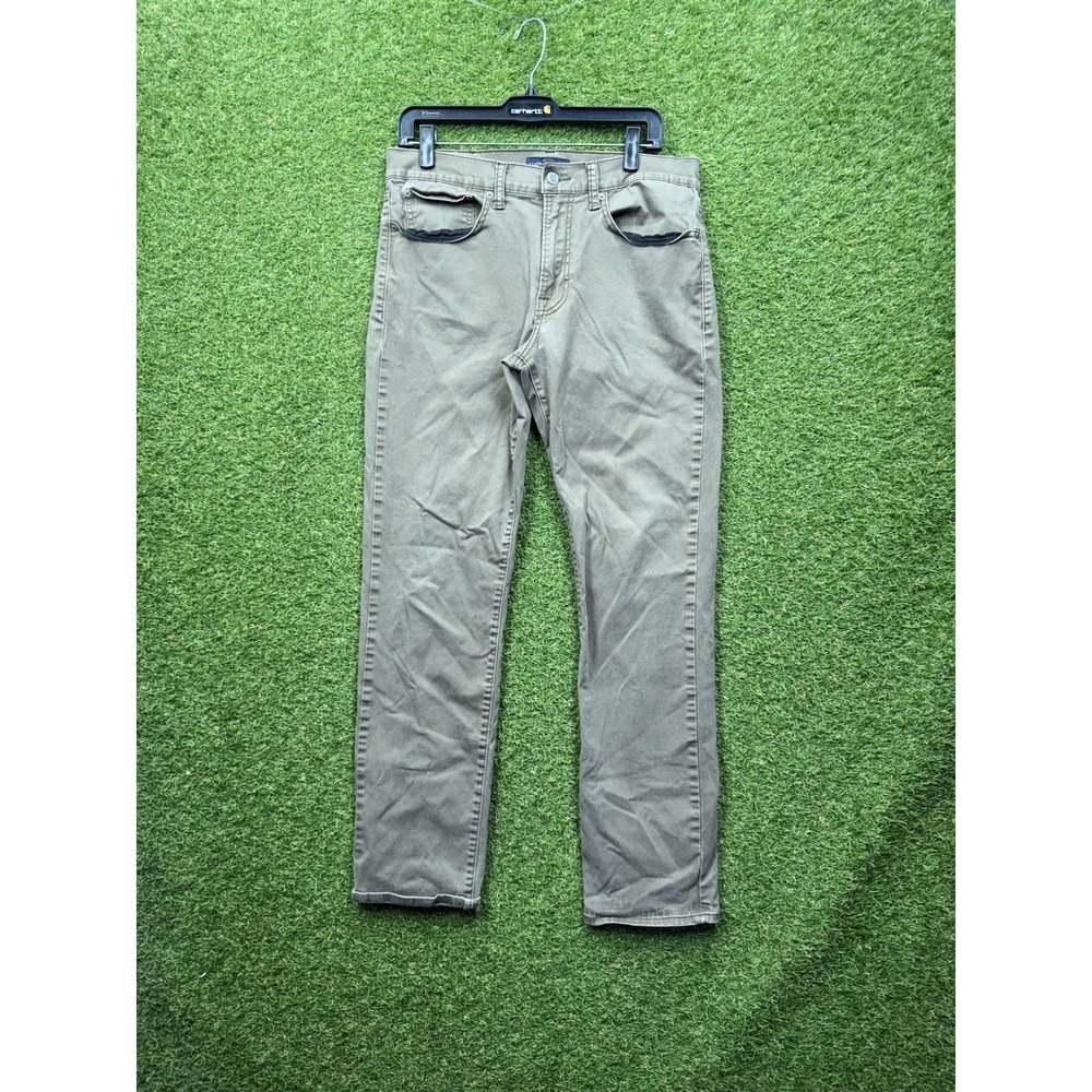 Lucky Brand Jeans Mens 32x32 121 Heritage Slim Straight Leg Brown Casual Preppy